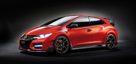 GENEVA 2014: Honda Civic Type R Concept si-a aratat muschii