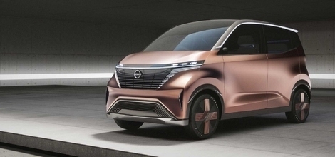 Nissan a publicat primele poze cu noul concept electric si autonom IMk