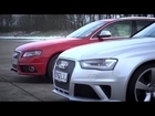 Chris Harris pune la incercare un Audi RS4 si un S4 modificat