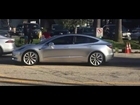 Tesla Model 3, surprins in timpul unor filmari